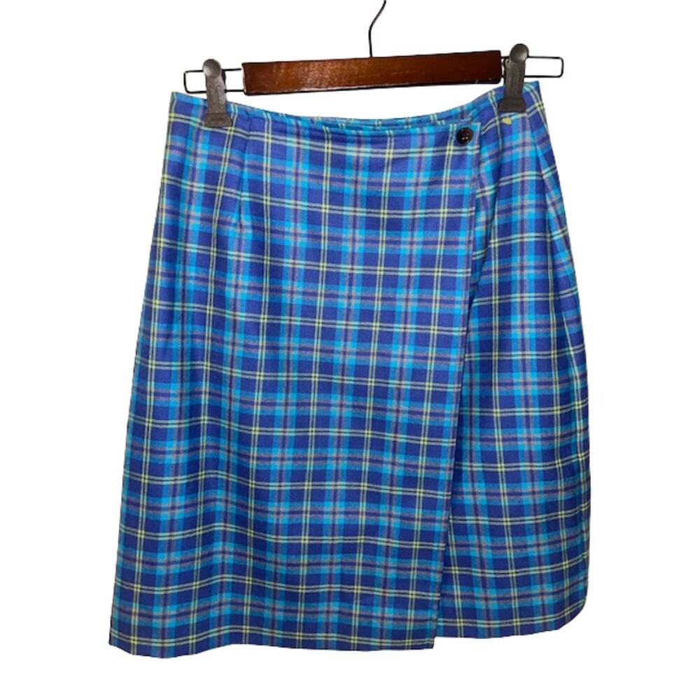 Hanna Andersson Plaid Skirt Sz 8 EUC Childrens